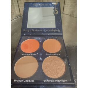 LASPLASH cosmetics - MOONLIGHT GLOW FACE PALETTE -blush, bronzer & highlight NEW